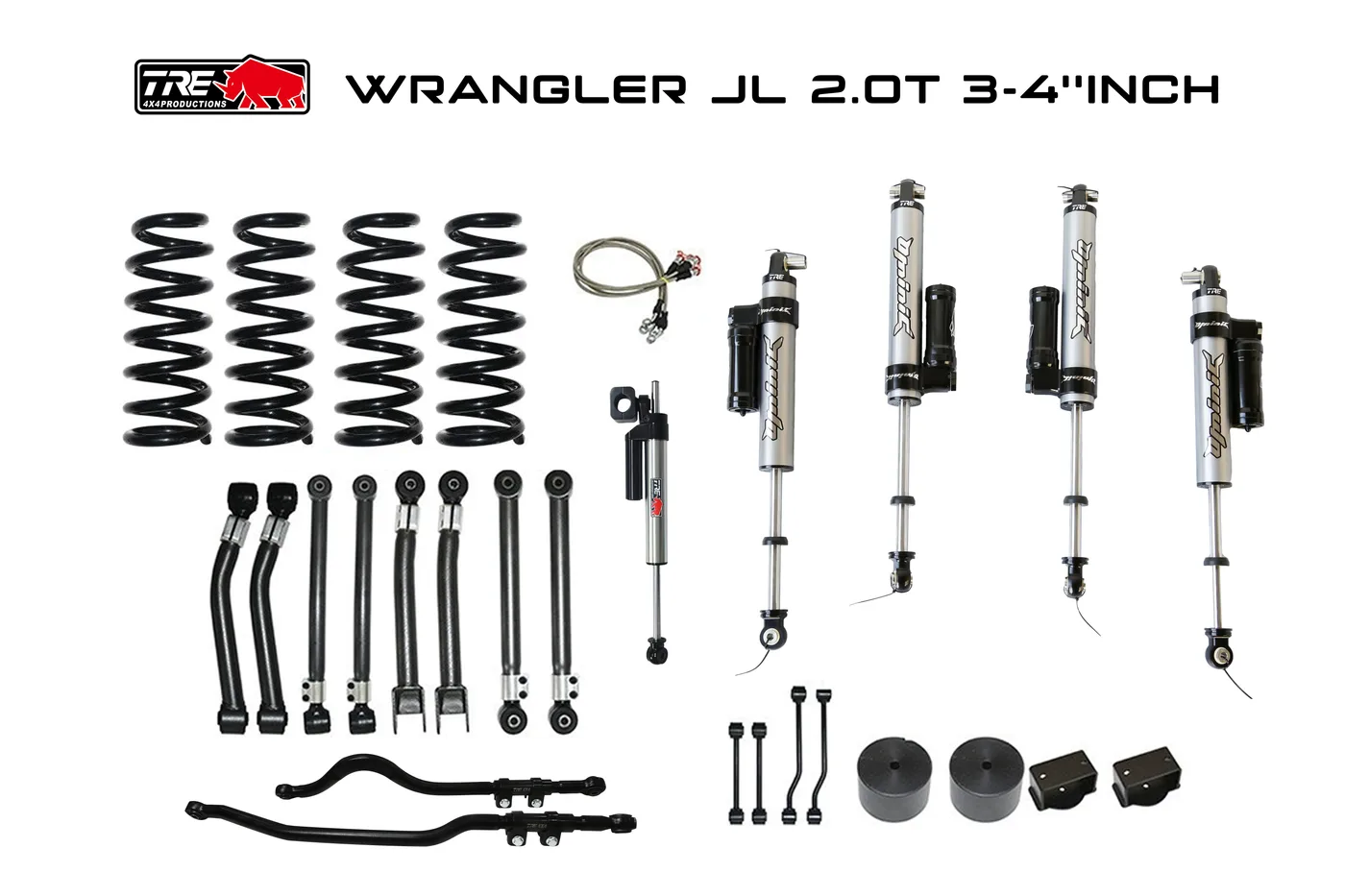 Jeep Wrangler JL 2.0T — kit 3-4"