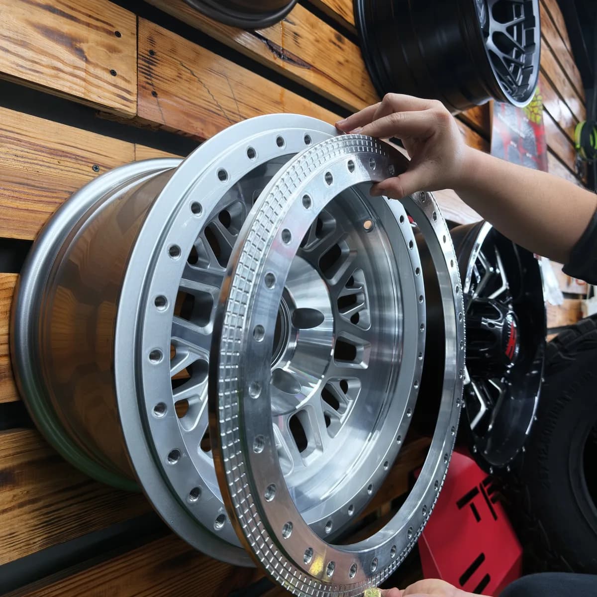 Rines Forged SM 17x9 (Silver Machined) 3